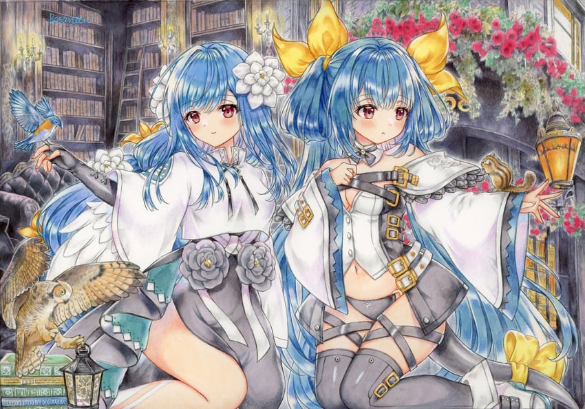 dizzy and queen dizzy (guilty gear and 2 more) drawn by besanten