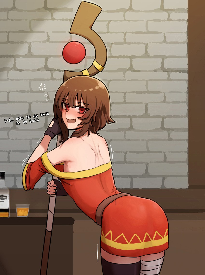 megumin (kono subarashii sekai ni shukufuku wo!) drawn by mata_(matasoup)