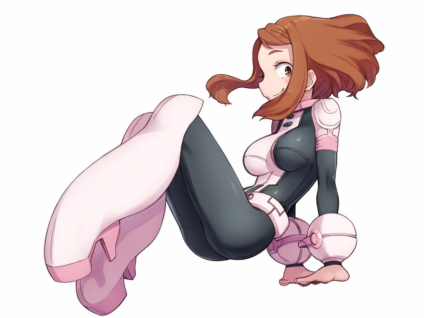 uraraka ochaco (boku no hero academia) drawn by mochi_(mochi444420)