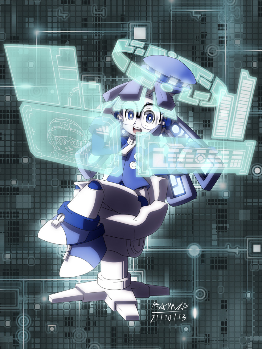 call and call b (mighty no. 9) drawn by ramzaroma
