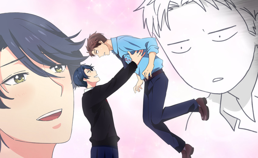 kashima yuu and hori masayuki (gekkan shoujo nozaki-kun) drawn by cioccolatodorima