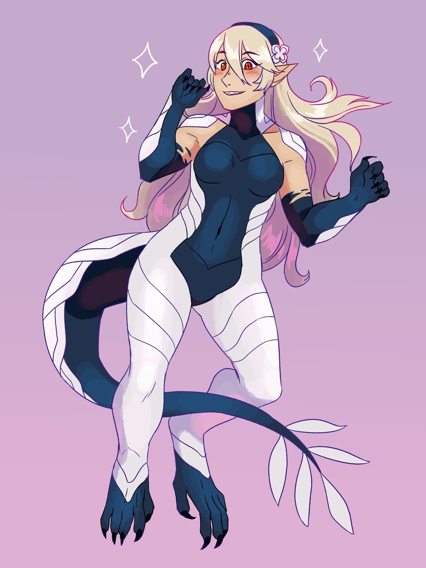 female corrin (fire emblem and 1 more) drawn by frogbians