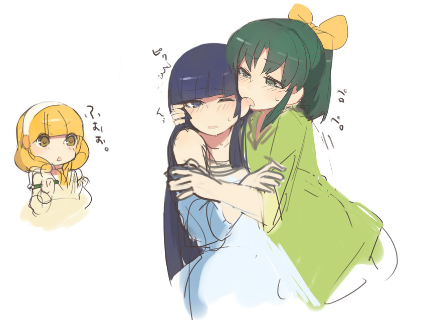 midorikawa nao, kise yayoi, and aoki reika (precure and 1 more) drawn by yomosaka