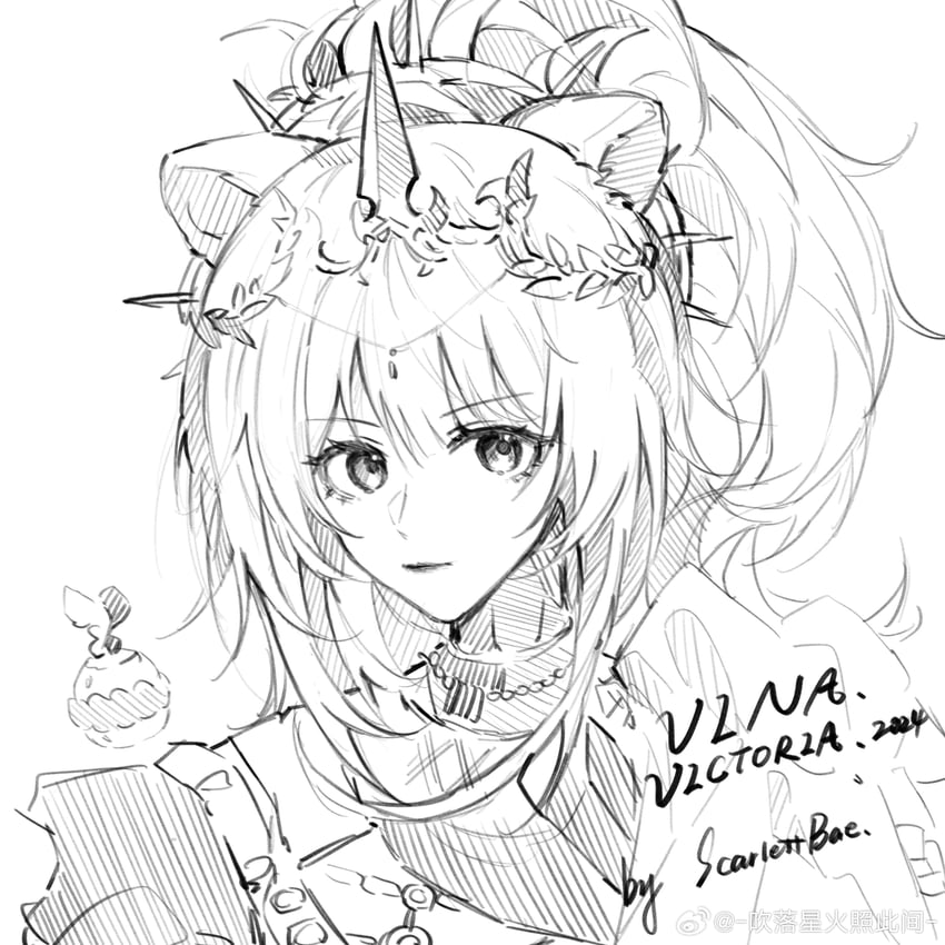 siege and vina victoria (arknights) drawn by chui_la_xing_huo_zhao_cijian