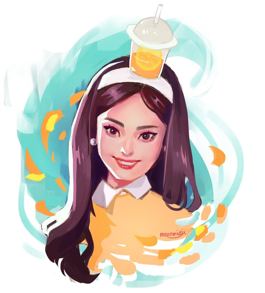nana (real life and 1 more) drawn by moonmistix