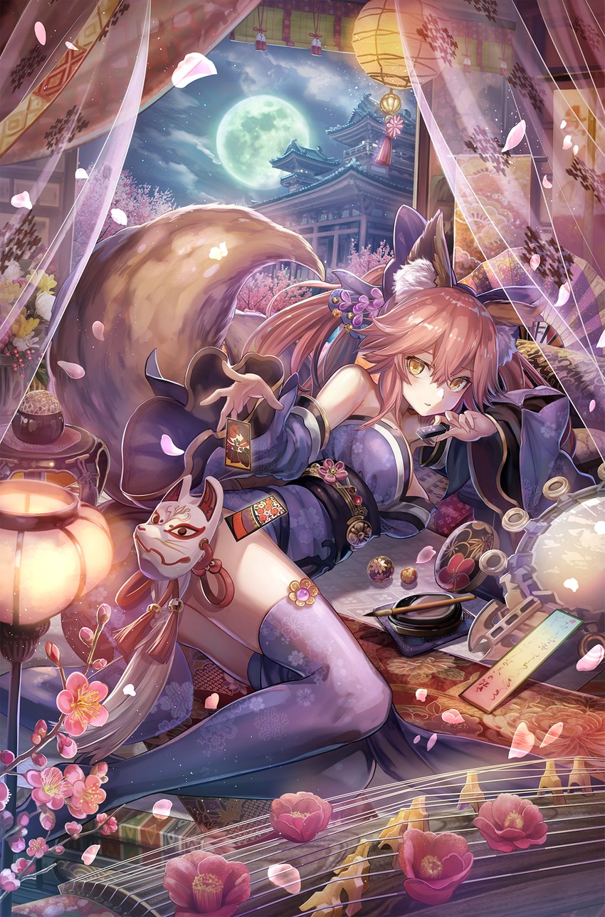 tamamo and tamamo no mae (fate and 1 more) drawn by torino_aqua