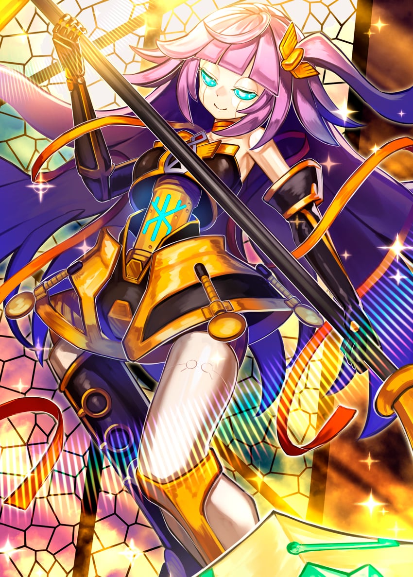 ib and galatea the orcust automaton (yu-gi-oh!) drawn by fuji_tarawi