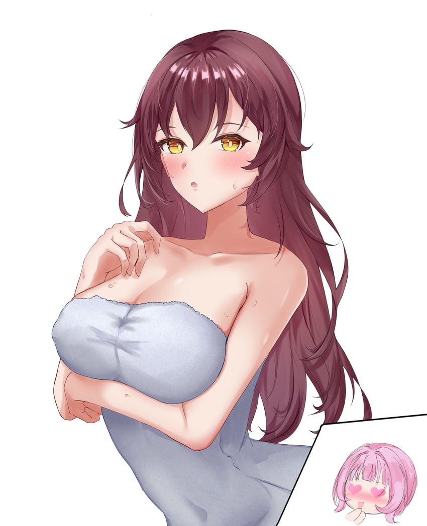 elysia and eden (honkai and 1 more) drawn by gude_(gudechang)