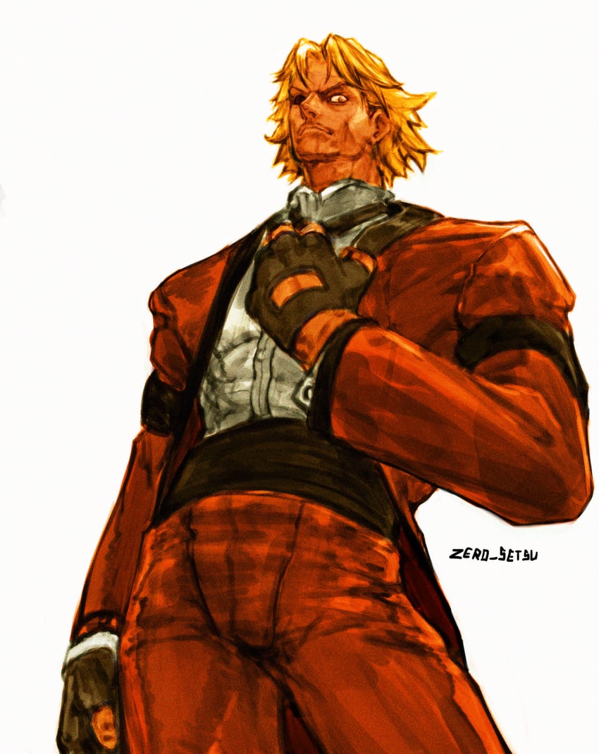 rugal bernstein (the king of fighters) drawn by zero_setsu