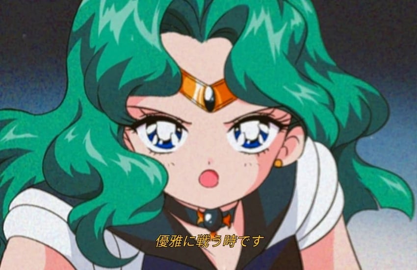 kaiou michiru and sailor neptune (bishoujo senshi sailor moon) drawn by honeymoonpetal