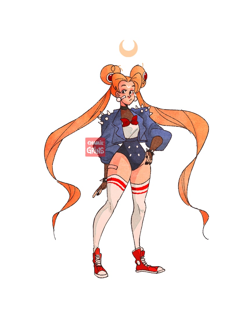 tsukino usagi (bishoujo senshi sailor moon) drawn by charliegrins