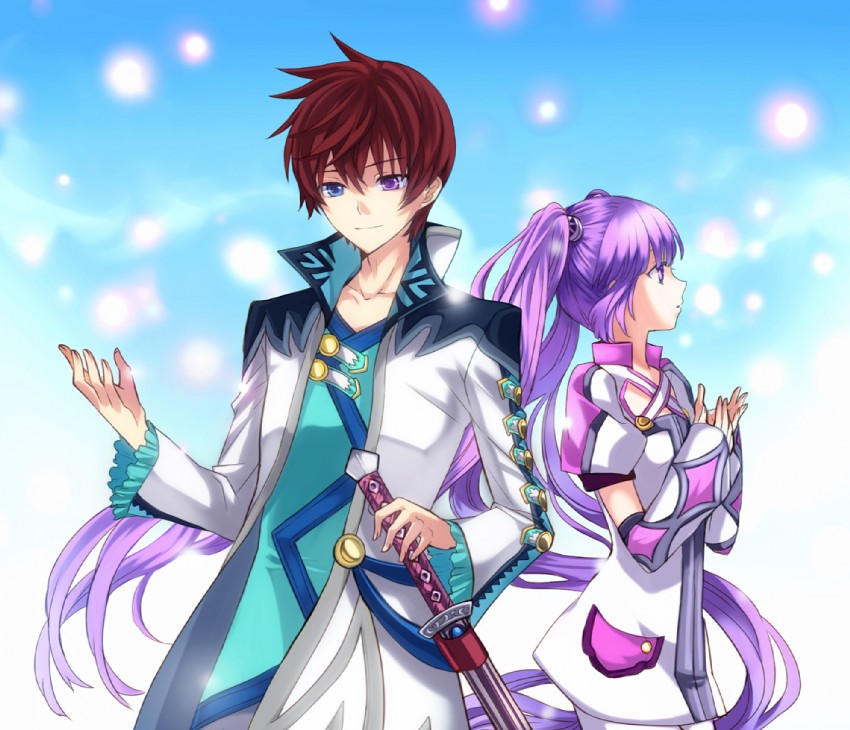 sophie and asbel lhant (tales of and 1 more) drawn by nanamura