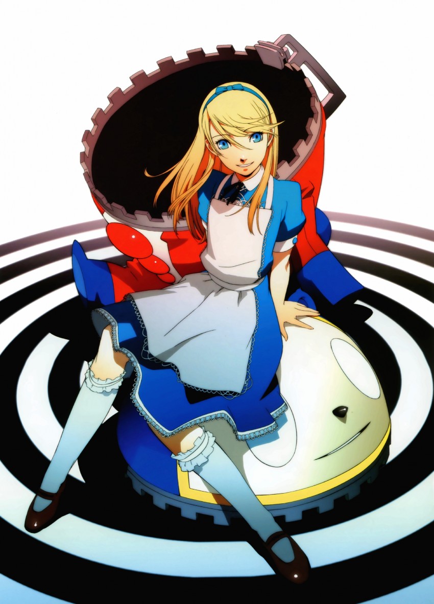 alice and kuma (persona and 2 more) drawn by soejima_shigenori