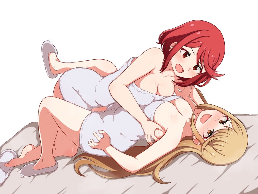 pyra and mythra (xenoblade chronicles and 1 more) drawn by milliani