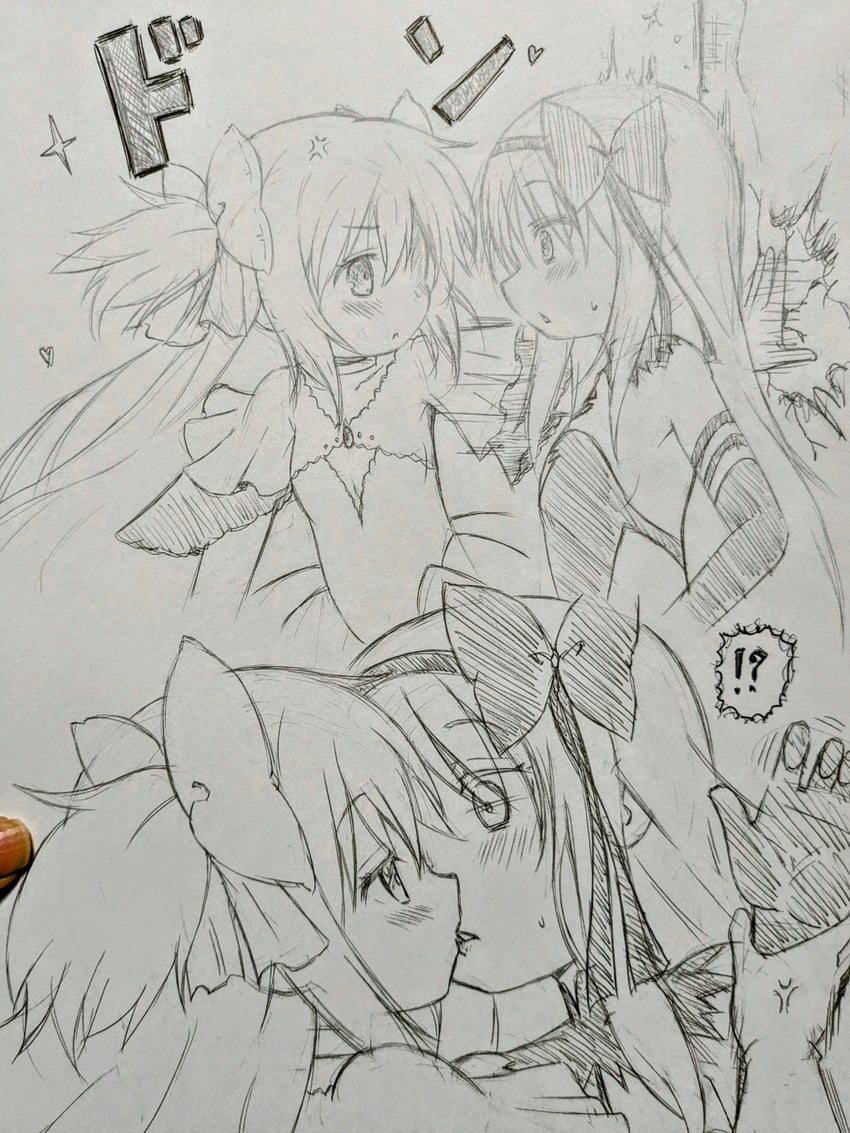 akemi homura, kaname madoka, ultimate madoka, and akuma homura (mahou shoujo madoka magica) drawn by matsubara_ryuu