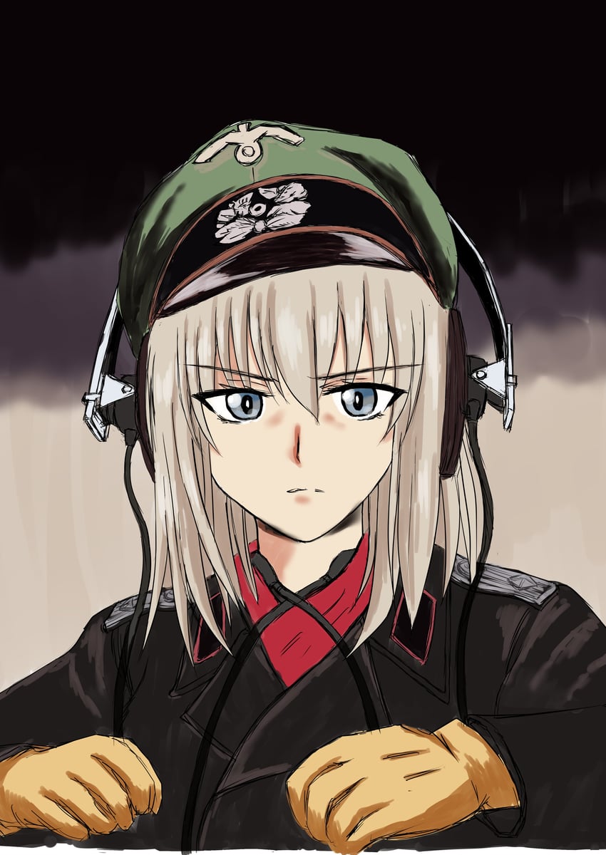 itsumi erika (girls und panzer) drawn by porotto_yontouhei
