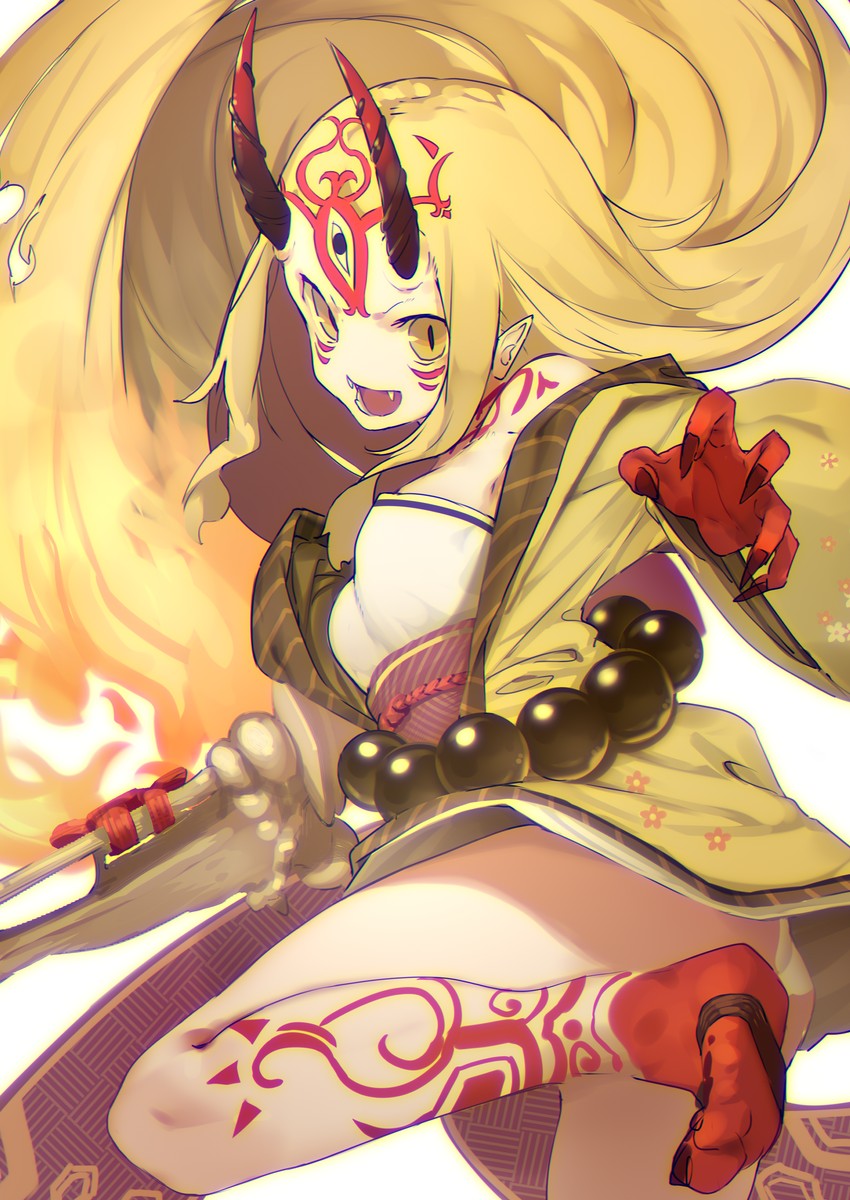ibaraki douji (fate and 1 more) drawn by nanao_(aoyamahikari)