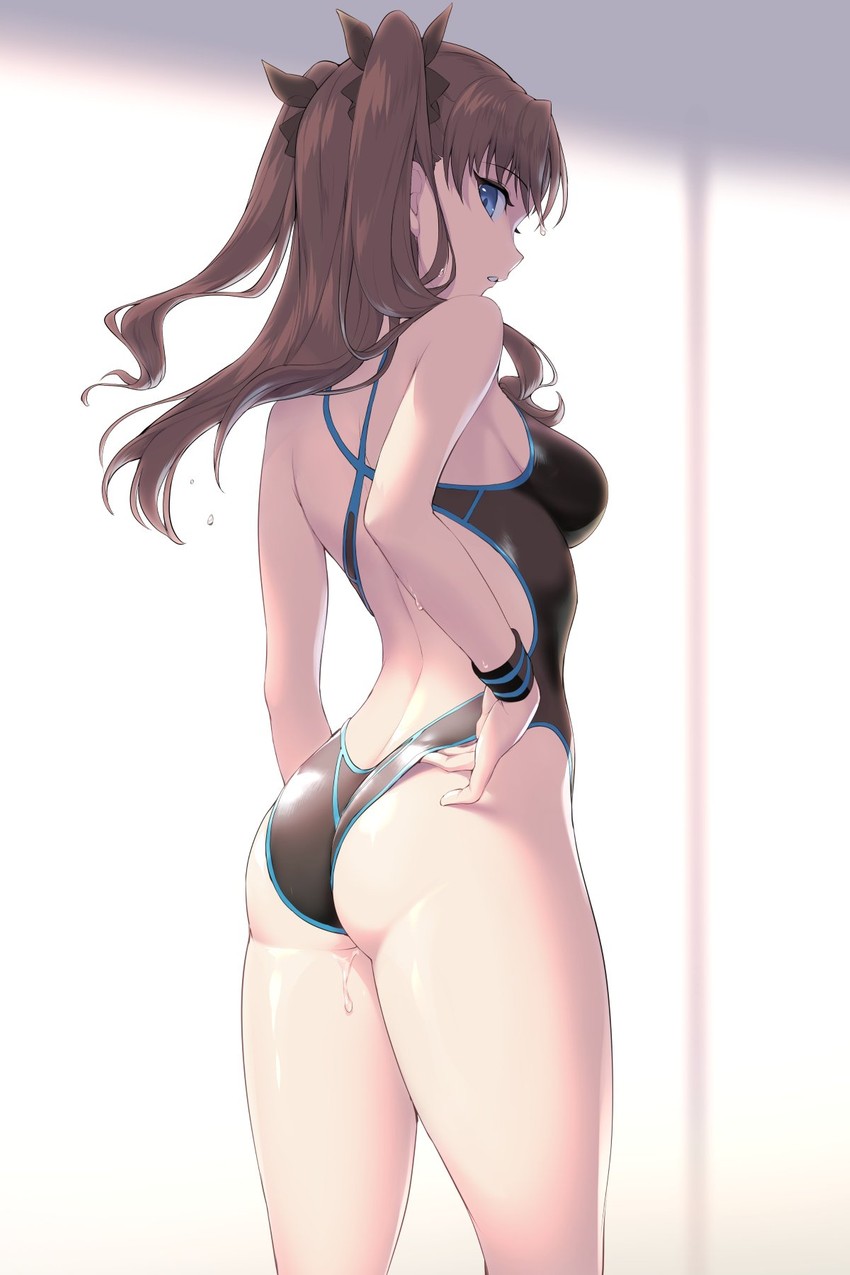 tohsaka rin (fate and 1 more) drawn by gomashio_ponz