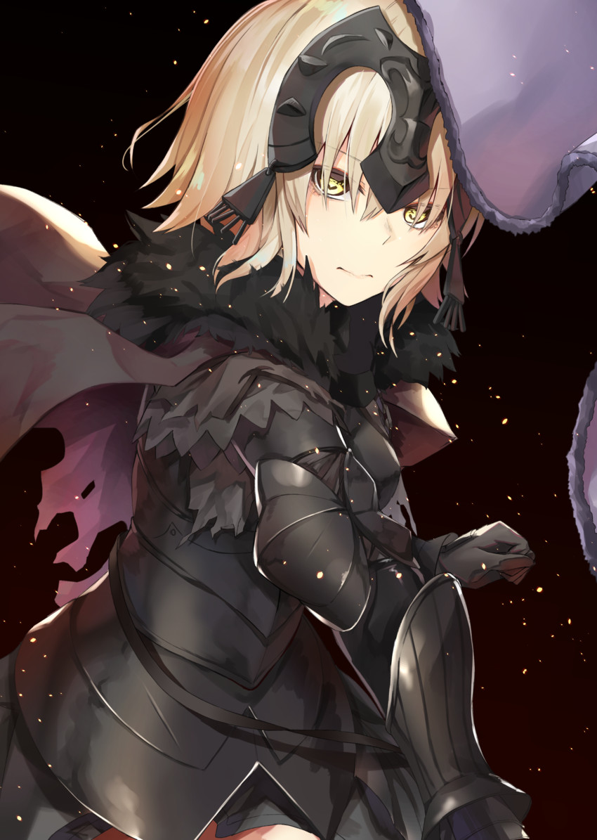 jeanne d'arc alter (fate and 1 more) drawn by black_cola