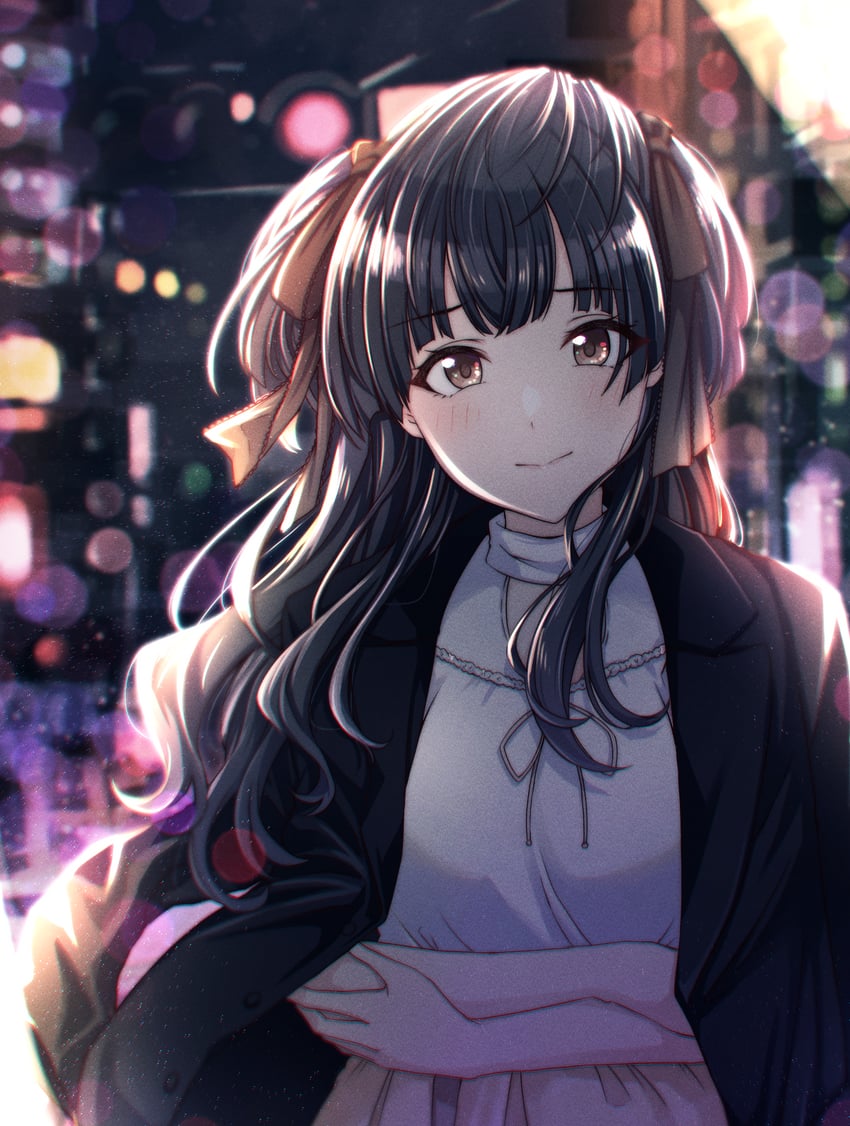 mayuzumi fuyuko (idolmaster and 1 more) drawn by kusaka_io