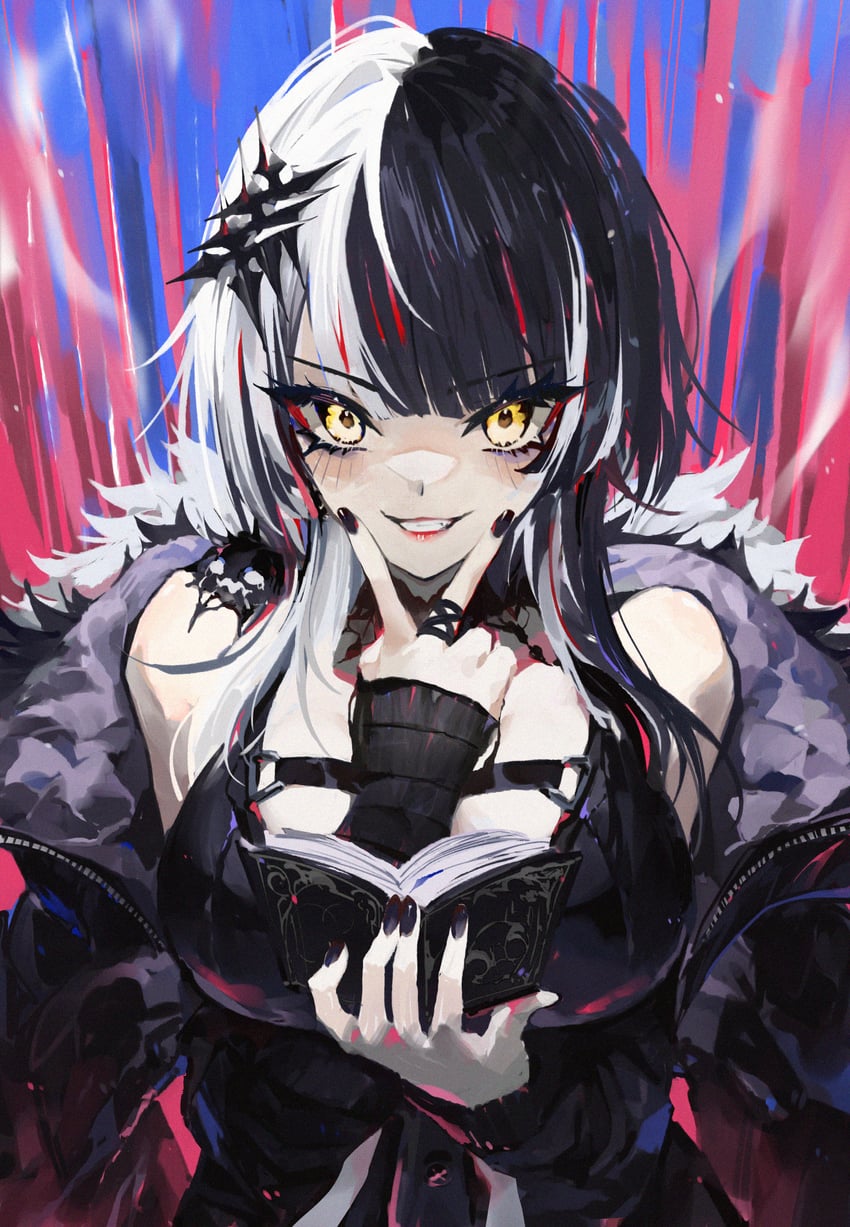 shiori novella and yorick (hololive and 1 more) drawn by juffles