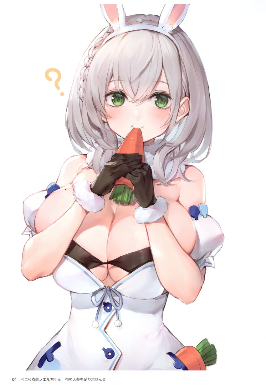 usada pekora and shirogane noel (hololive) drawn by watao