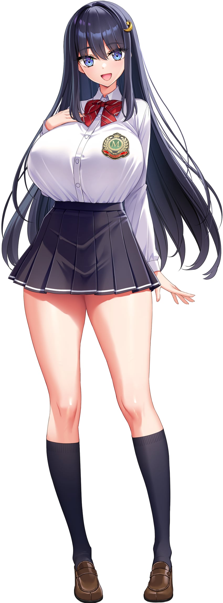 usami runa (motto! haramase! honoo no oppai isekai oppai bunny gakuen!) drawn by derauea