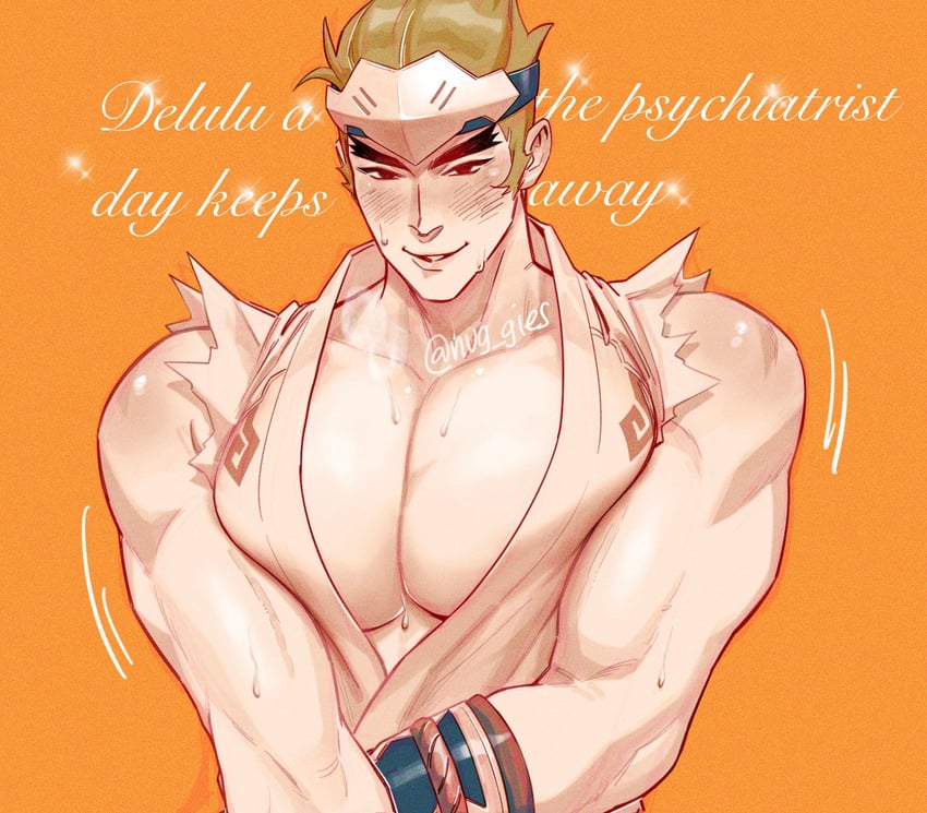 genji and young genji (overwatch and 1 more) drawn by nuggies_(nug_gies)