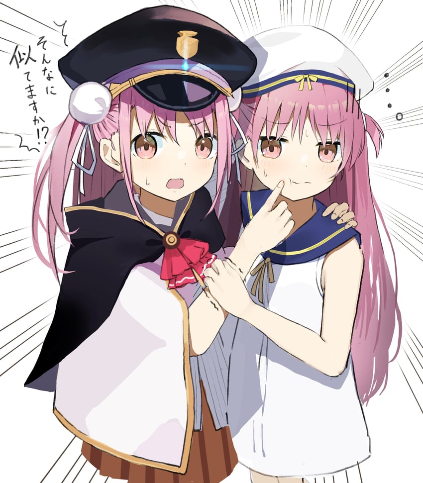 kunimi tama and katou umi (heaven burns red and 2 more) drawn by rinki_oohen