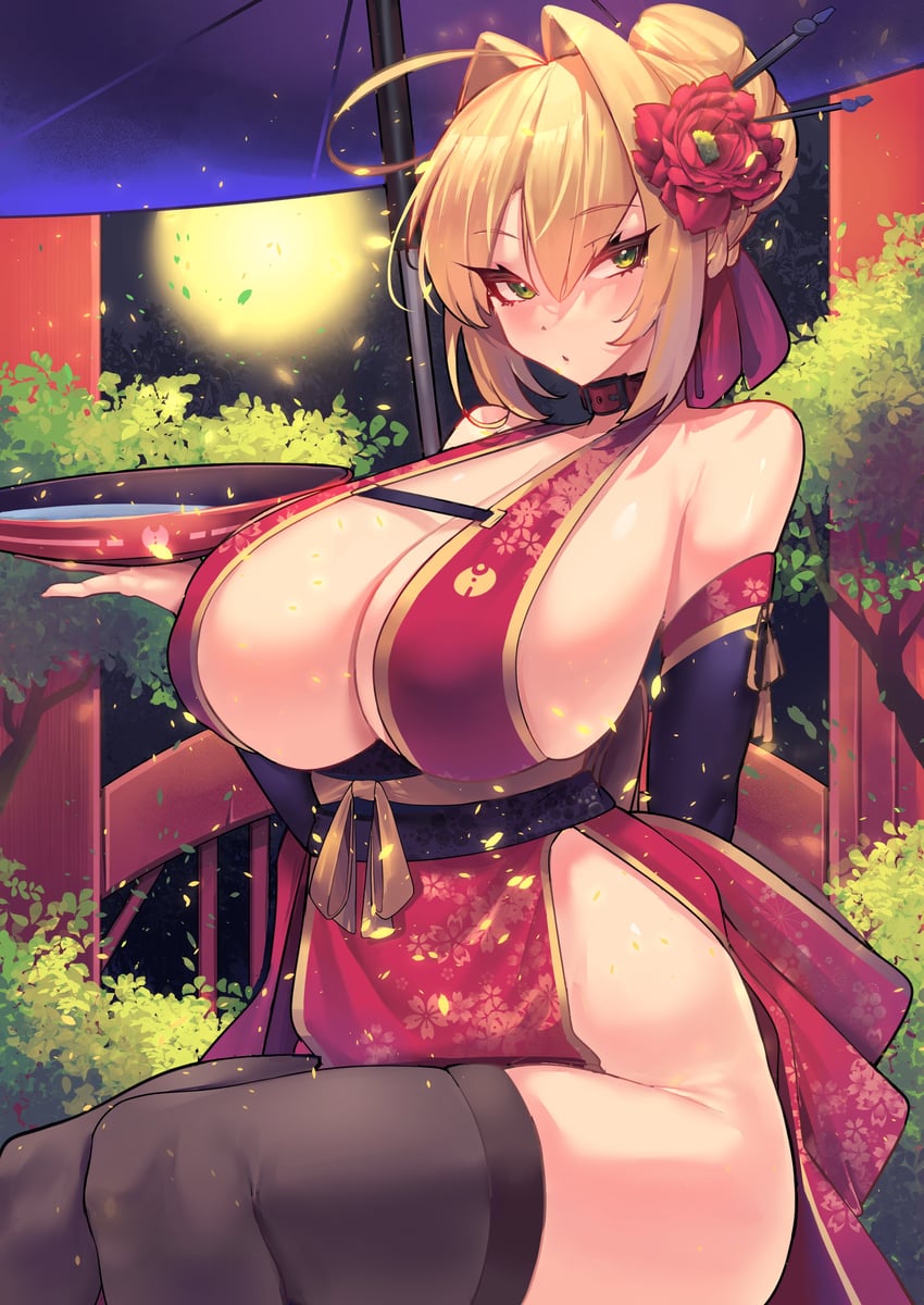 nero claudius (fate and 2 more) drawn by funaya_(a2brasd)