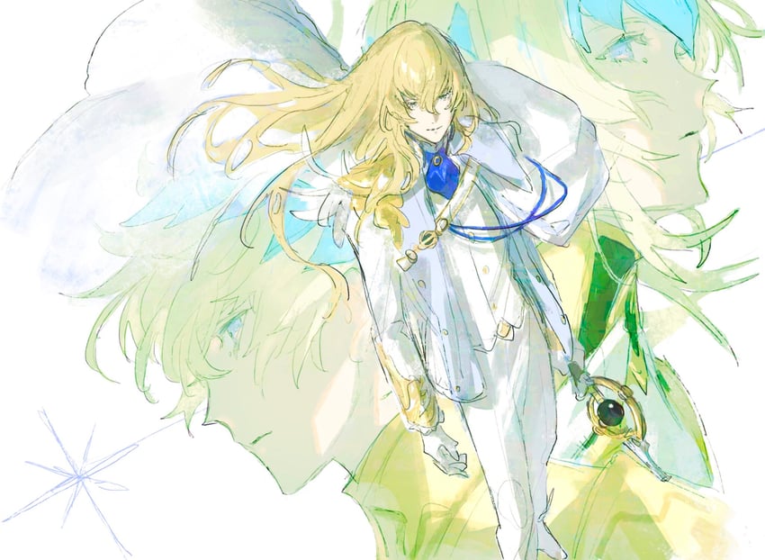 kirschtaria wodime, pollux, and castor (fate and 1 more) drawn by uda_(xax_057)