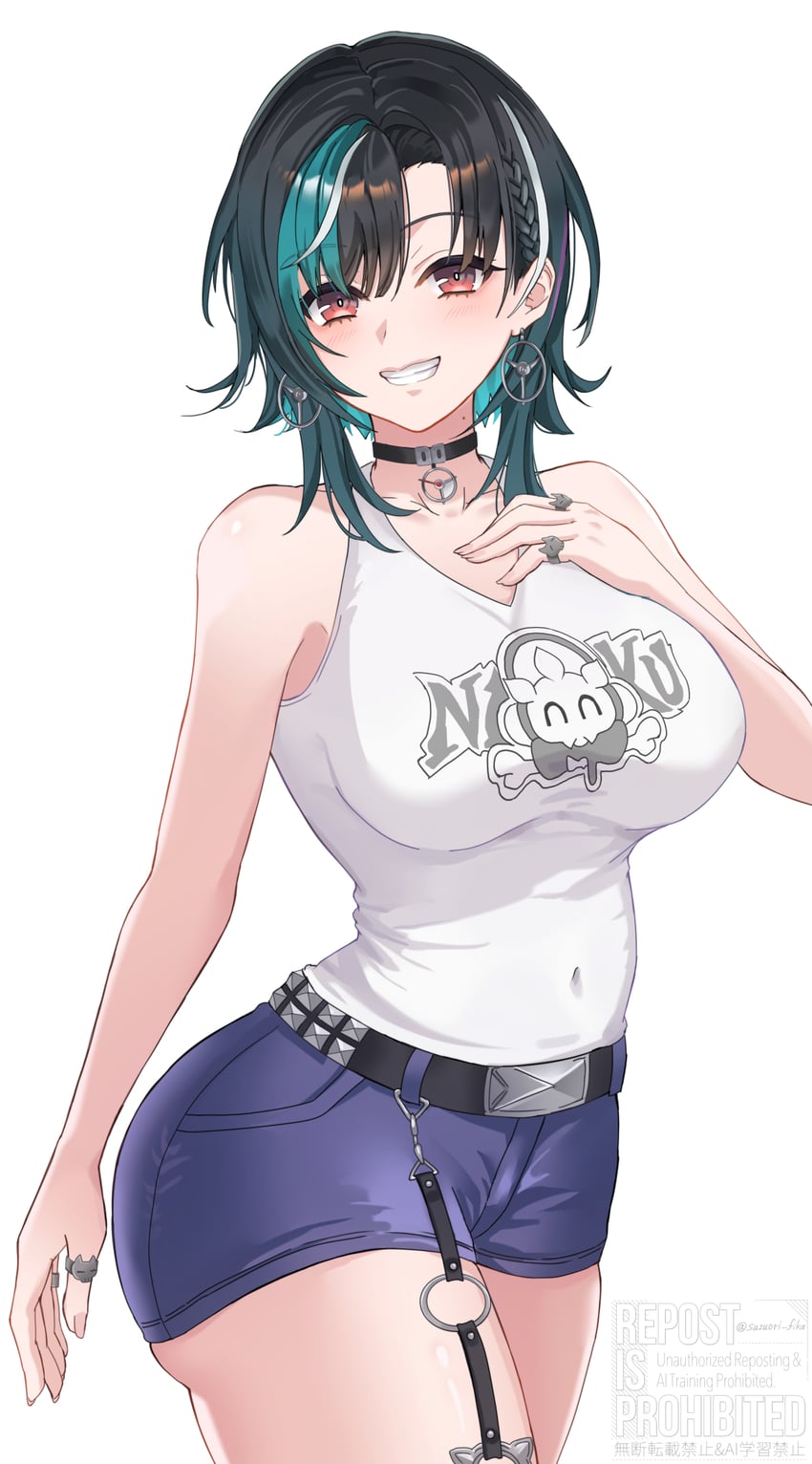 rindo chihaya (hololive and 1 more) drawn by suzuori_fika