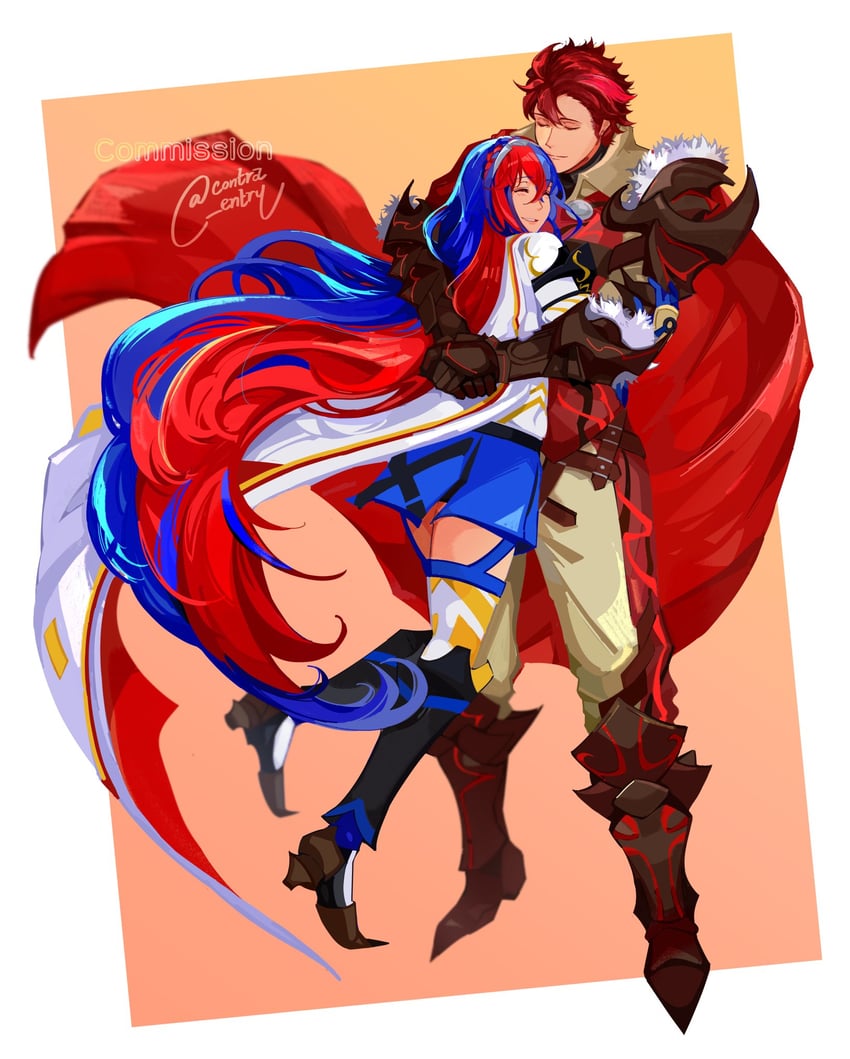 female alear and diamant (fire emblem and 1 more) drawn by lamb_(contra_entry)