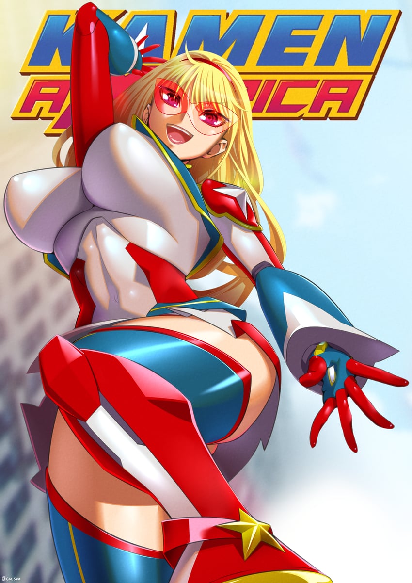 kamen victory (kamen america) drawn by kohcy