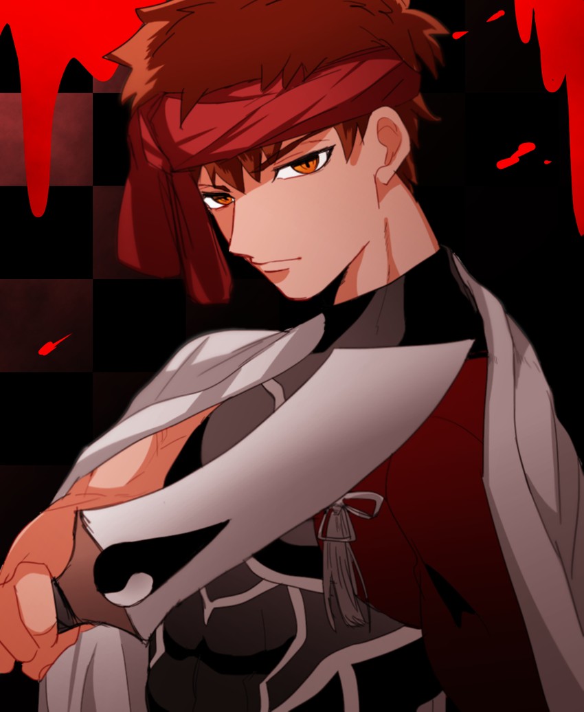 emiya shirou and archer (fate and 1 more) drawn by bananachoco