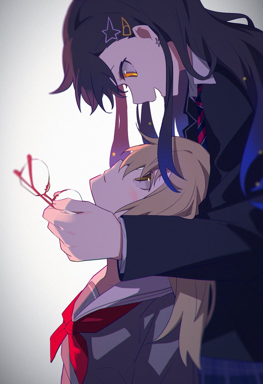 shiraishi an and azusawa kohane (project sekai) drawn by ximuye