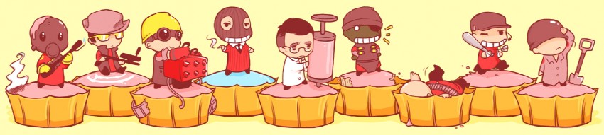 pyro, red pyro, scout, engineer, medic, and 13 more (team fortress 2) drawn by wandamagick