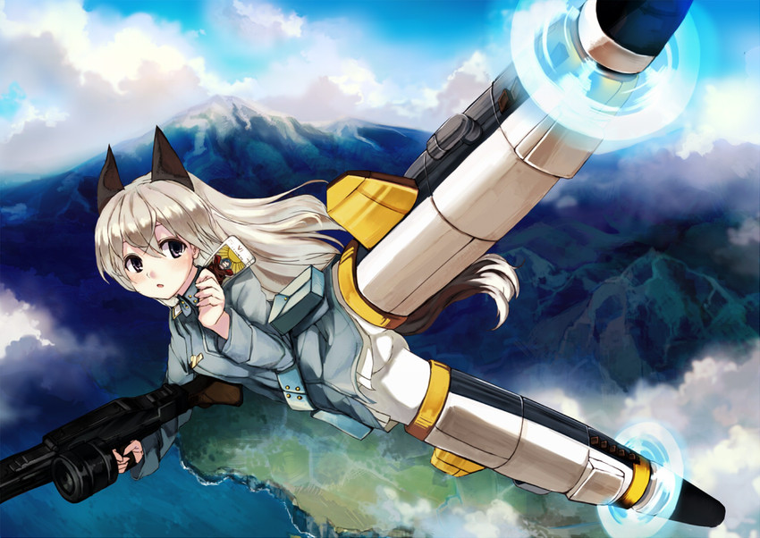 eila ilmatar juutilainen (world witches series and 1 more) drawn by ken_(coffee_michikusa)