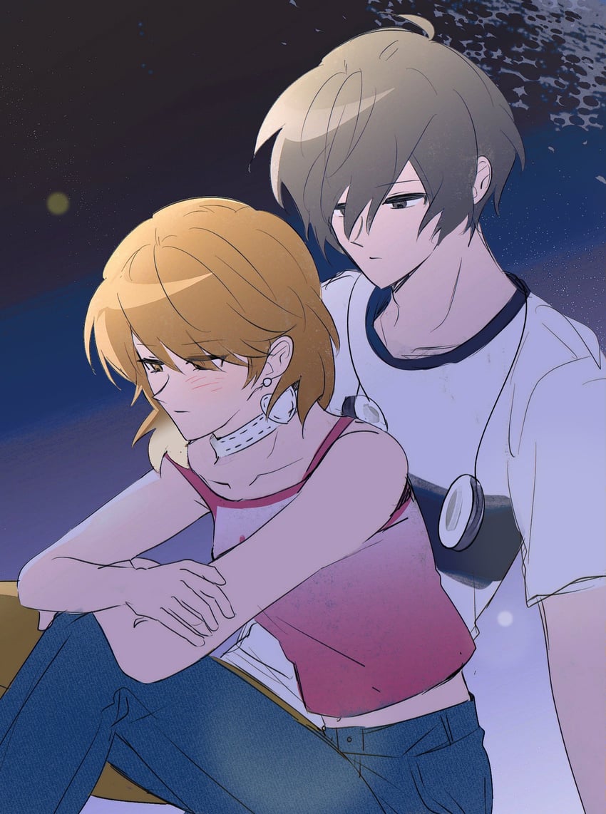 yuuki makoto and takeba yukari (persona and 1 more) drawn by gl919121