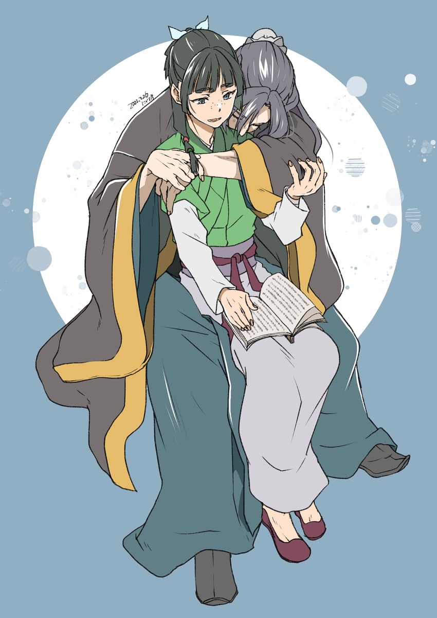 maomao and jinshi (kusuriya no hitorigoto) drawn by takehide