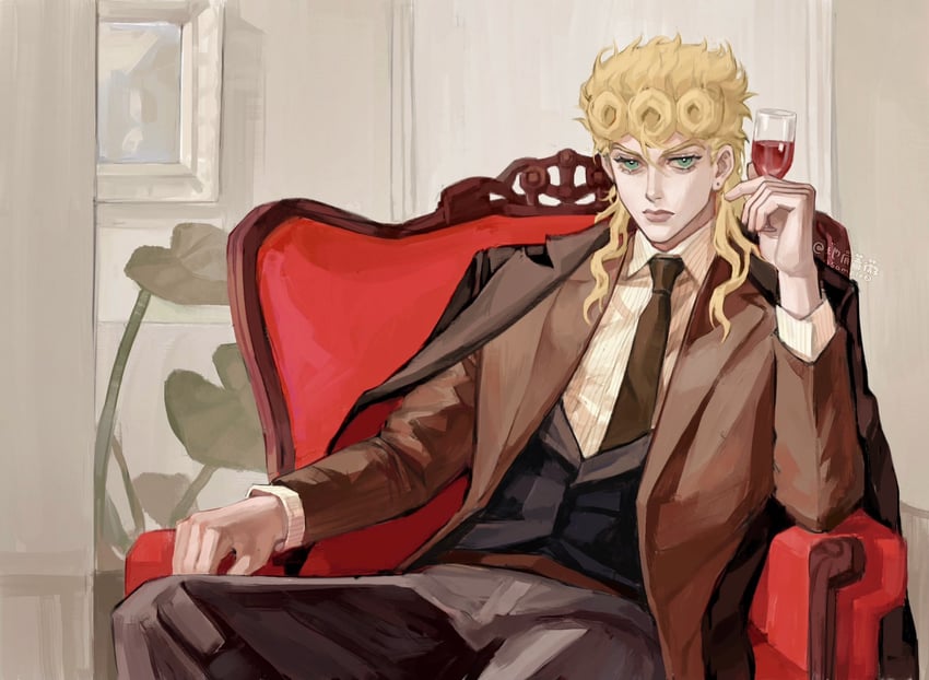 giorno giovanna (jojo no kimyou na bouken and 1 more) drawn by cocytu5
