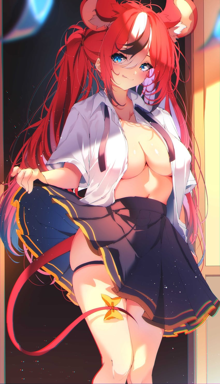 hakos baelz (hololive and 1 more) drawn by the0neulost