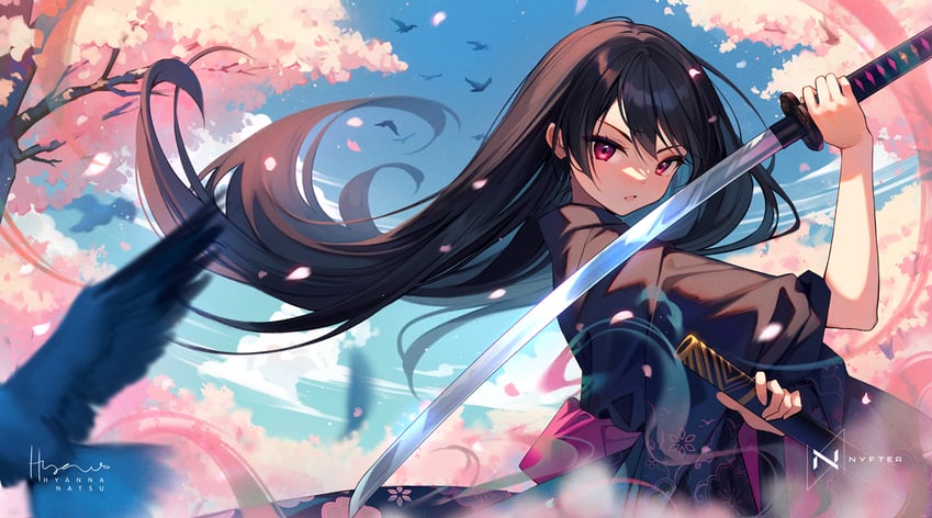 original and 1 more drawn by hyanna-natsu