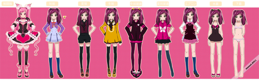 fumio renge and cure honey dream (original and 2 more) drawn by maeashi