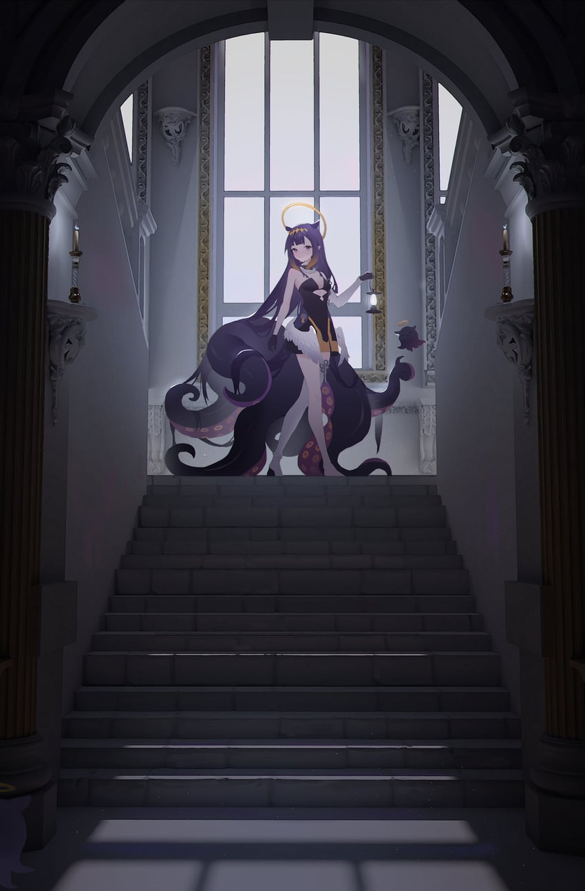 ninomae ina'nis and takodachi (hololive and 1 more) drawn by dingding_(chongsangjun)