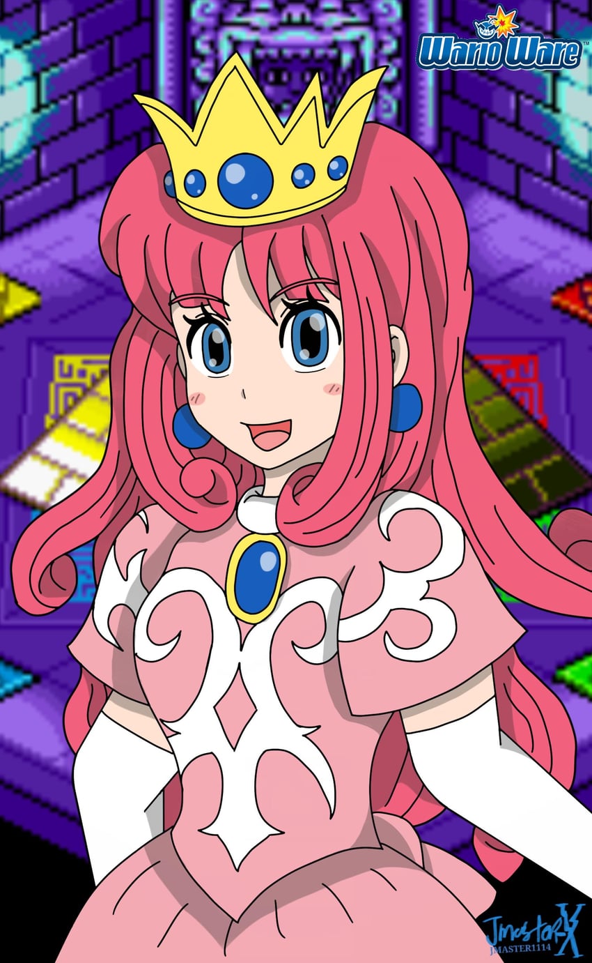princess shokora (wario land and 1 more) drawn by jmaster1114
