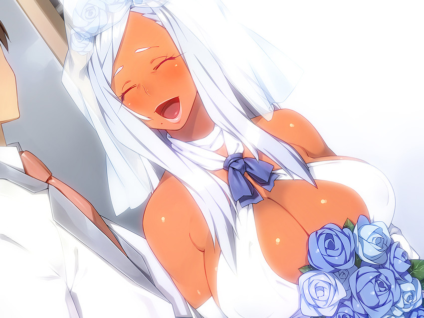 sujata mitsuko (kasshoku danchi e youkoso) drawn by 23_(real_xxiii)