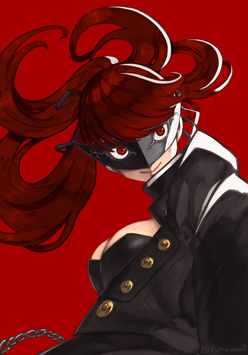 yoshizawa kasumi and violet (persona and 2 more) drawn by fumato