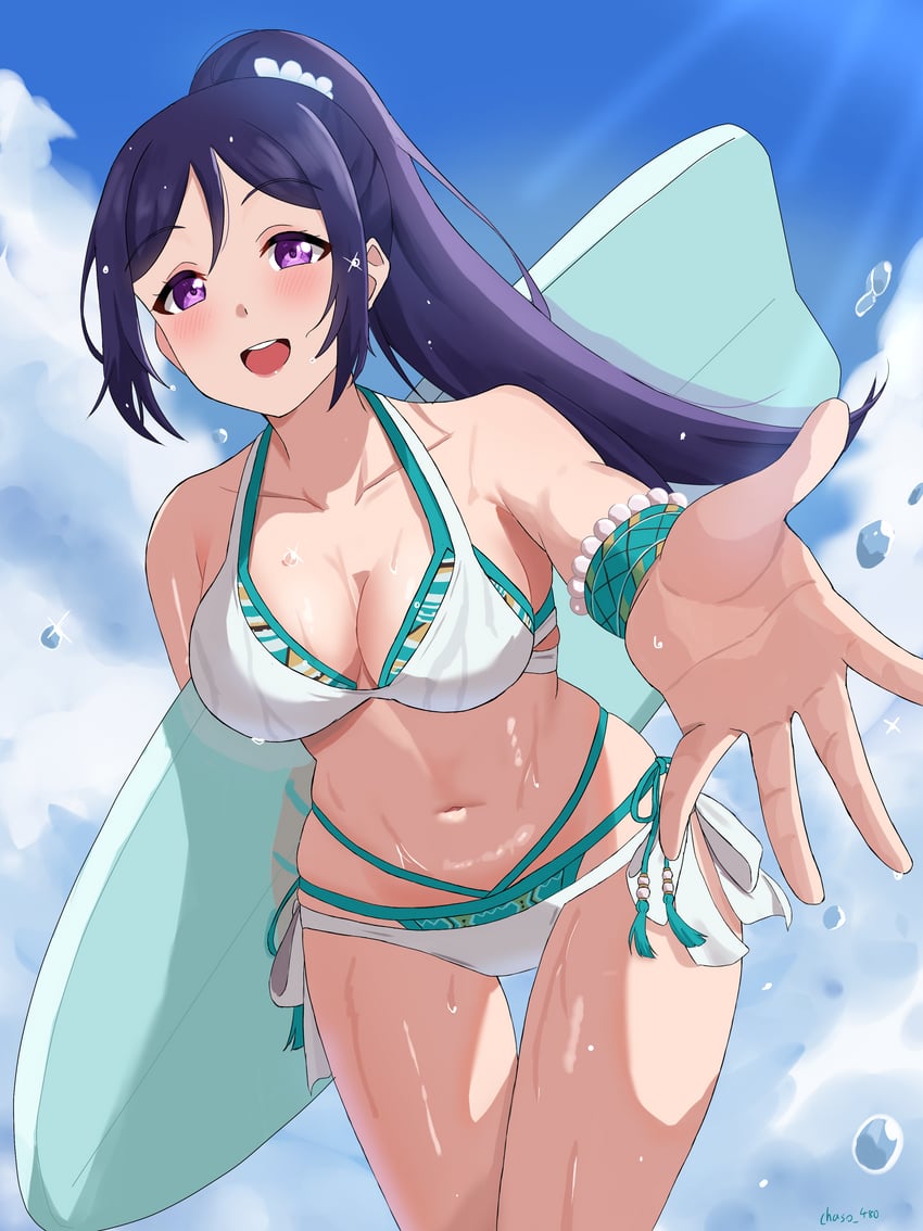 matsuura kanan (love live! and 1 more) drawn by chaso_(480)