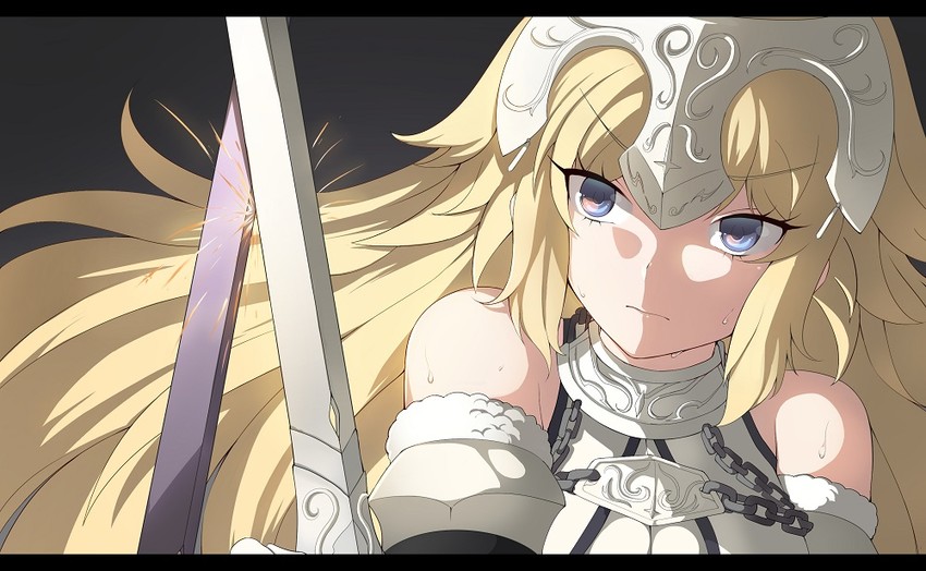 jeanne d'arc (fate and 2 more) drawn by k_jin